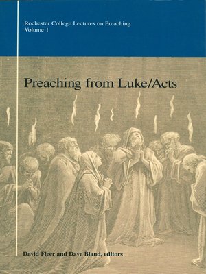 cover image of Preaching from Luke/Acts